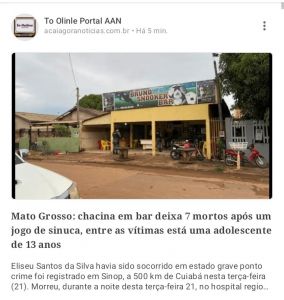 Vídeos mostram movimentação em bar de MT antes de dupla matar seis pessoas  por perder jogo, Mato Grosso